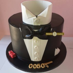 Black Tie Tux cake